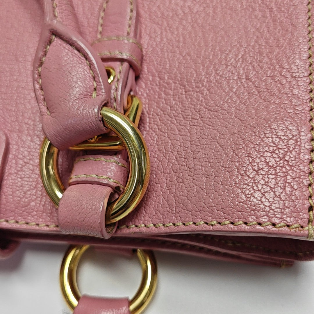 Calfskin Tote Bag Pink