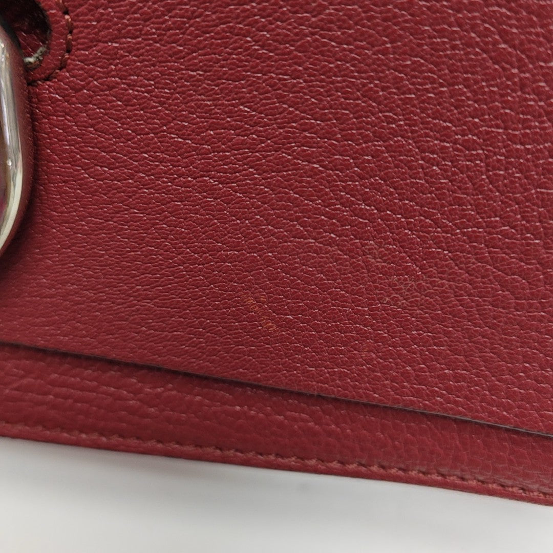 D-Ring Calfskin Red