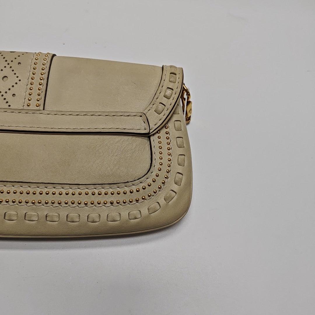 Snaffle Bit Calfskin White