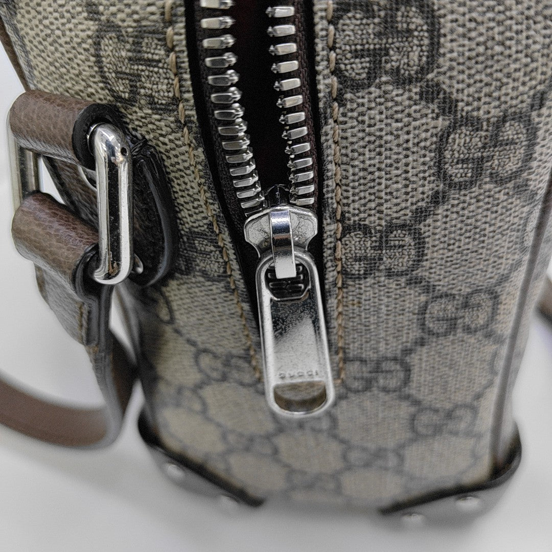 Trunk Monogram Coated Canvas Brown