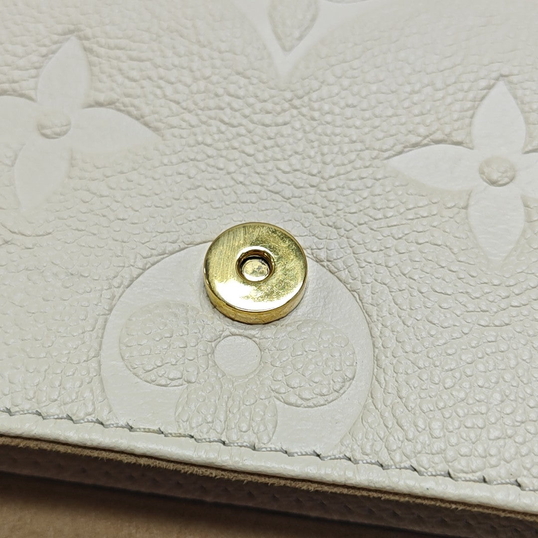IVY Monogram Calfskin White