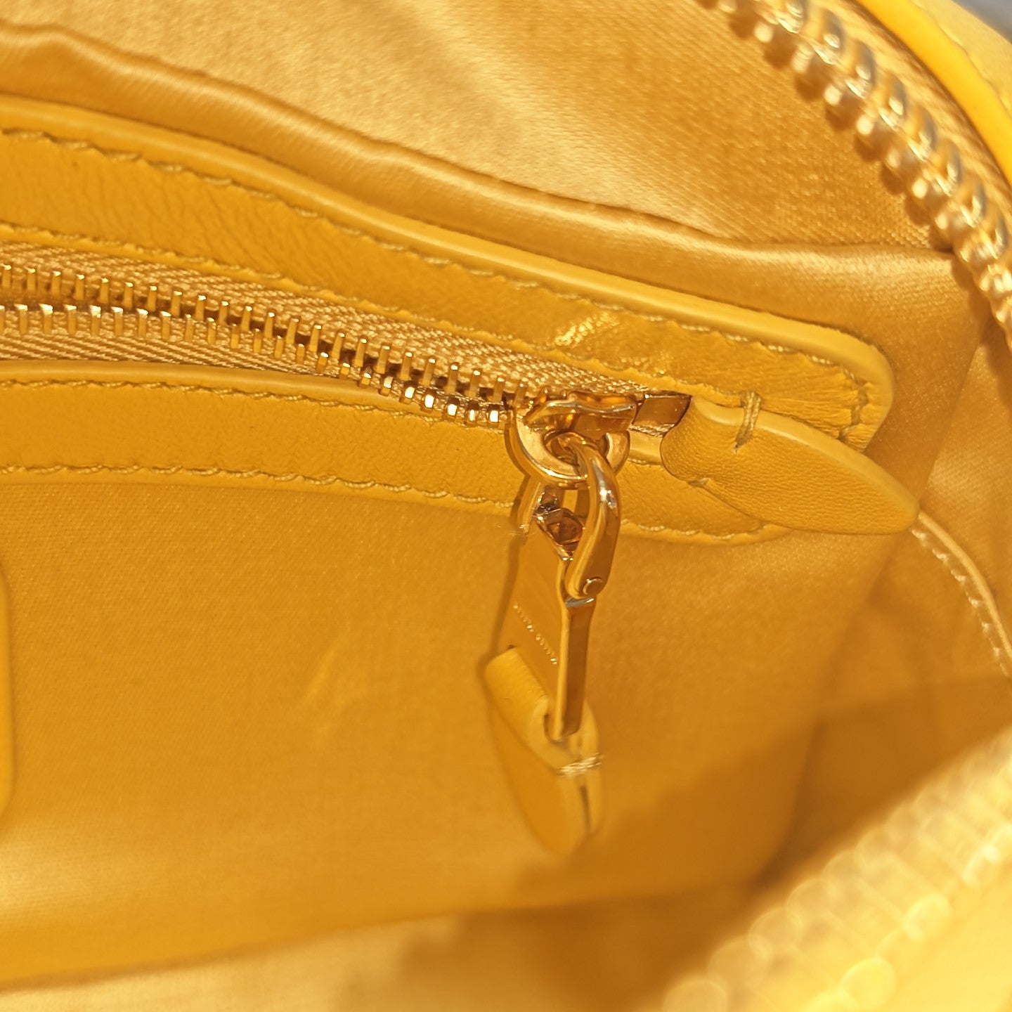 Arcadie Matelassé Small Quilted Lambskin Yellow