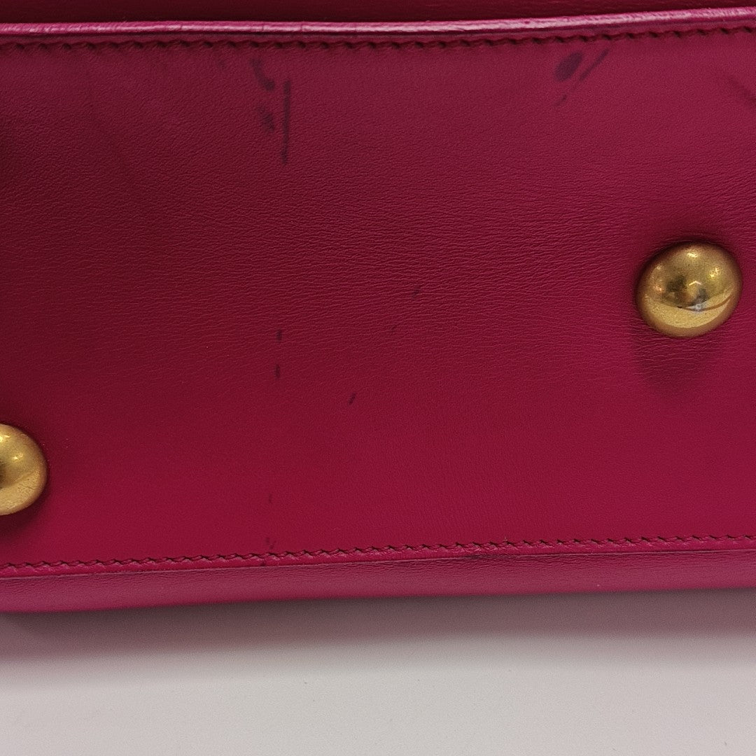 DUFFLE Calfskin Red