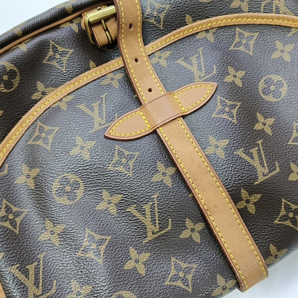 SAUMUR 30 Monogram Coated Canvas Brown