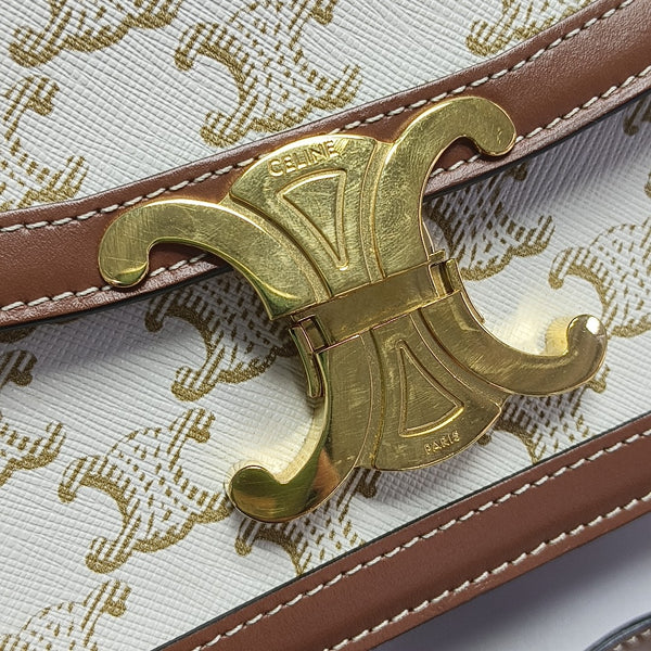 TRIOMPHE Teen Coated Canvas White