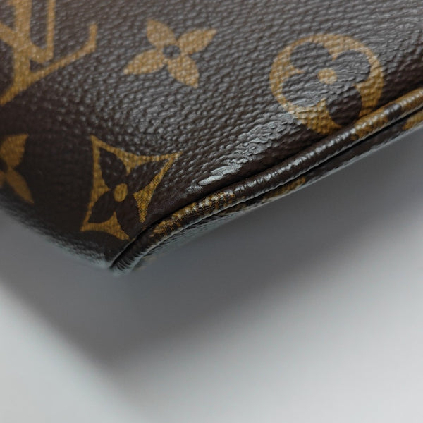 ALL IN BB Monogram Coated Canvas Brown