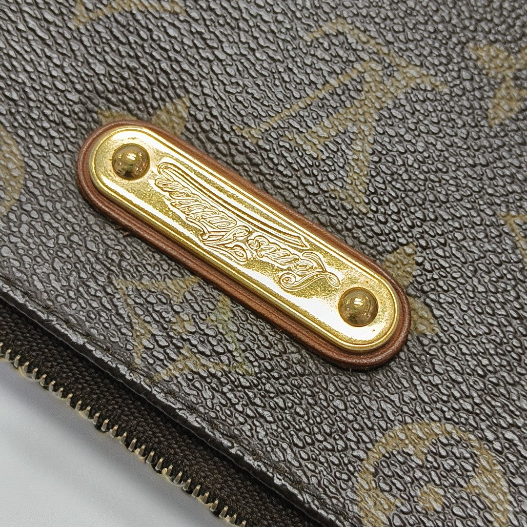 EVA Monogram Coated Canvas Brown