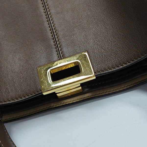 Peekaboo Medium Calfskin Brown