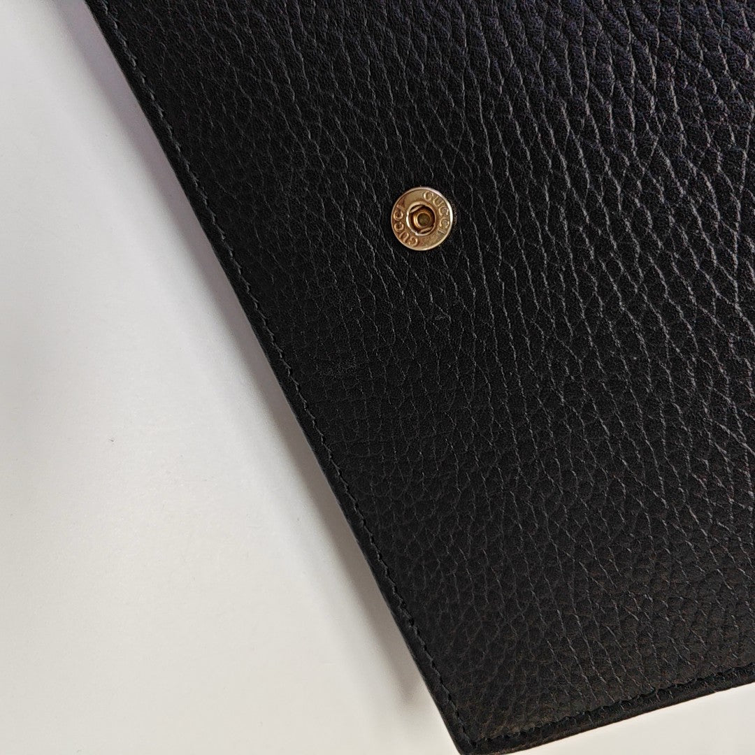 Interlocking G Small Calfskin Black