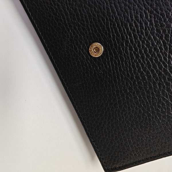 Interlocking G Small Calfskin Black
