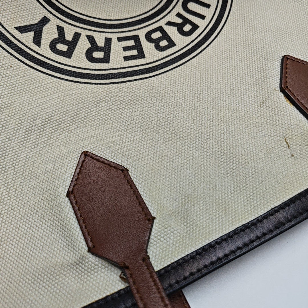 Canvas Shoulder Bag White