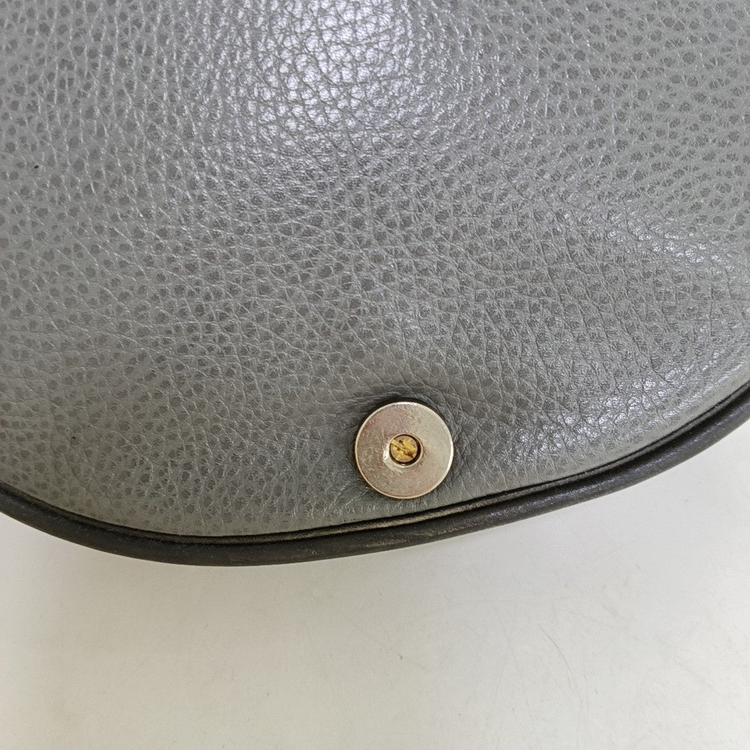 Calfskin Shoulder Bag Gray