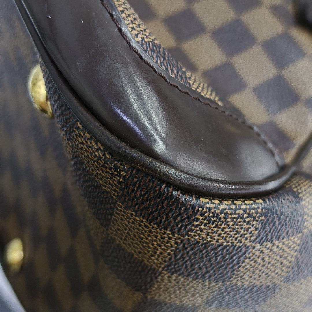 VERONA MM Damier Ebene Coated Canvas Brown