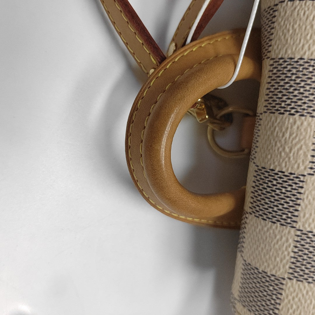 SPERONE BB Damier Azur Coated Canvas White