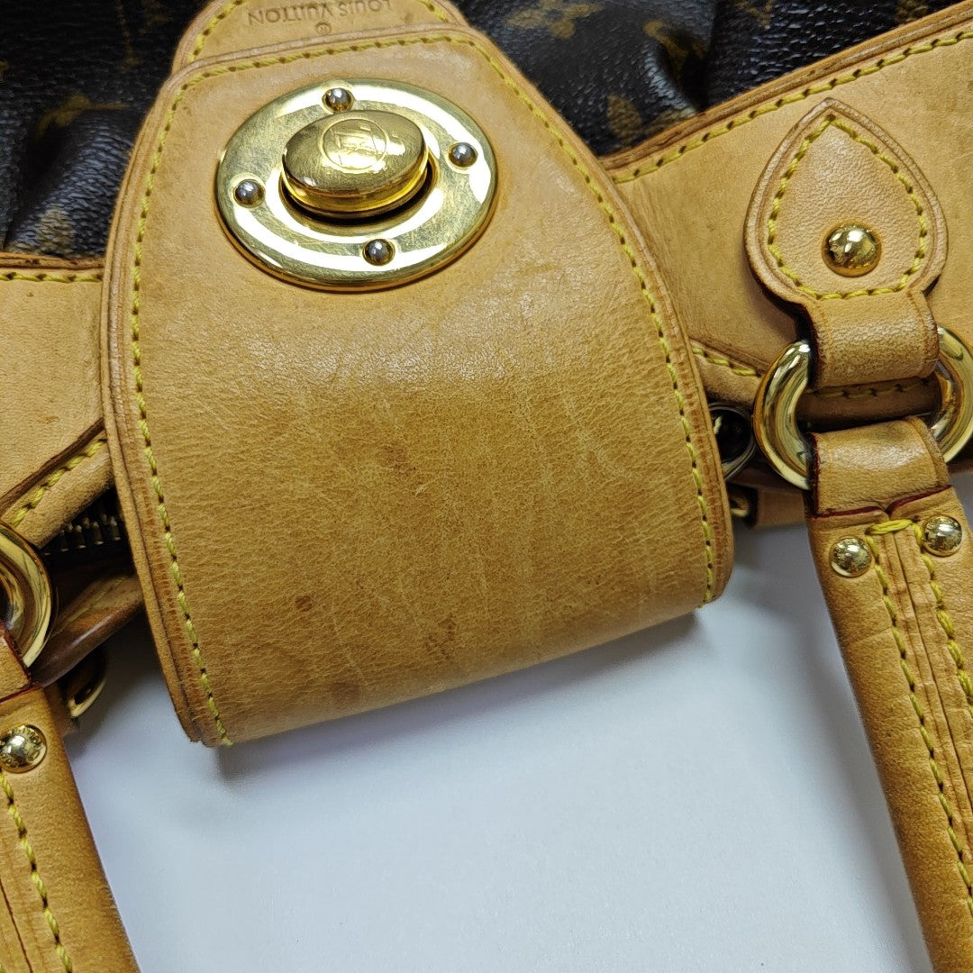 VINTAGE BOETIE PM Monogram Coated Canvas Brown