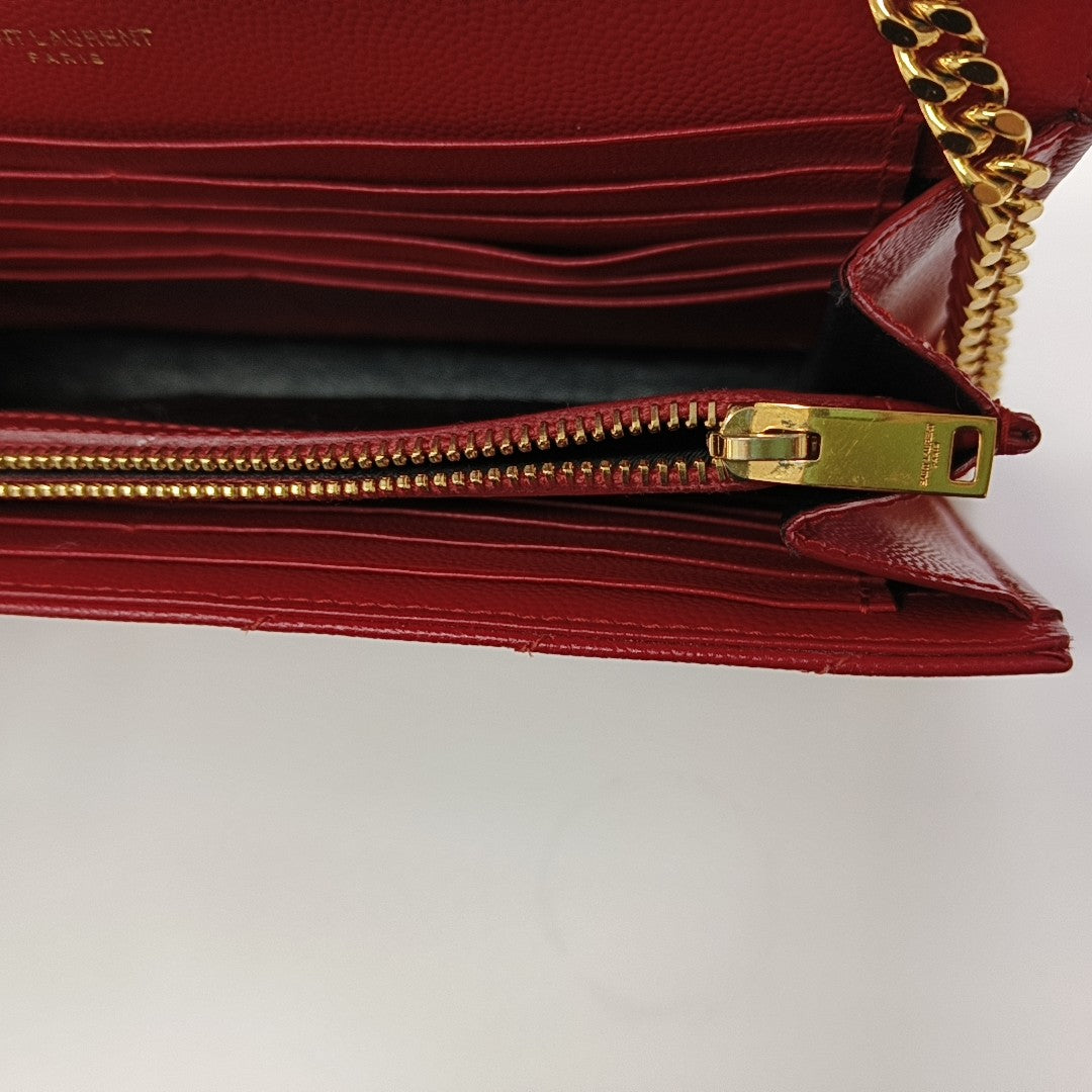 MONOGRAM Medium Quilted Calfskin Red