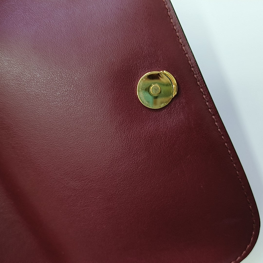 Calfskin Clutch Brown