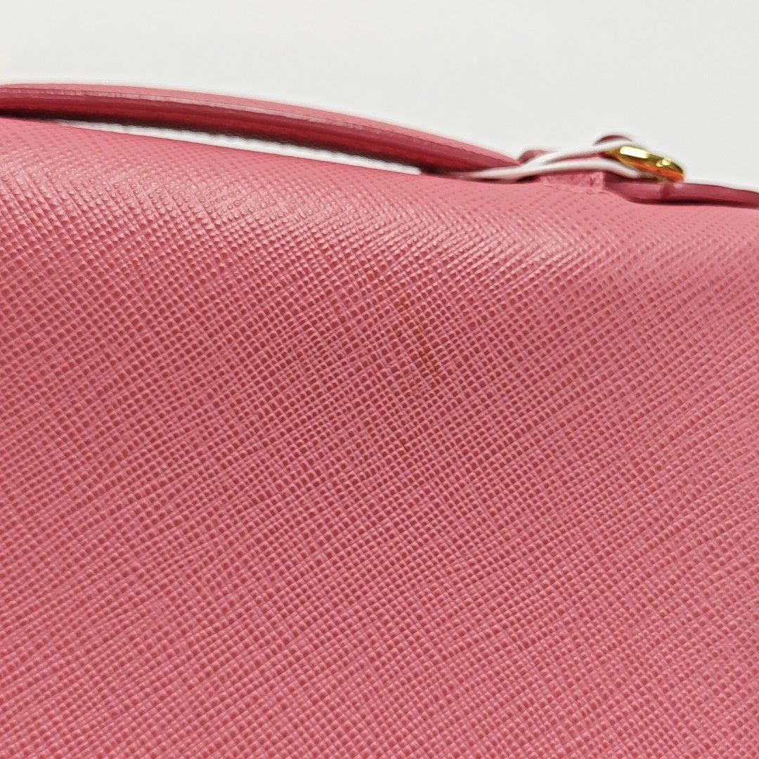 Sound Bag Saffiano Calfskin Pink