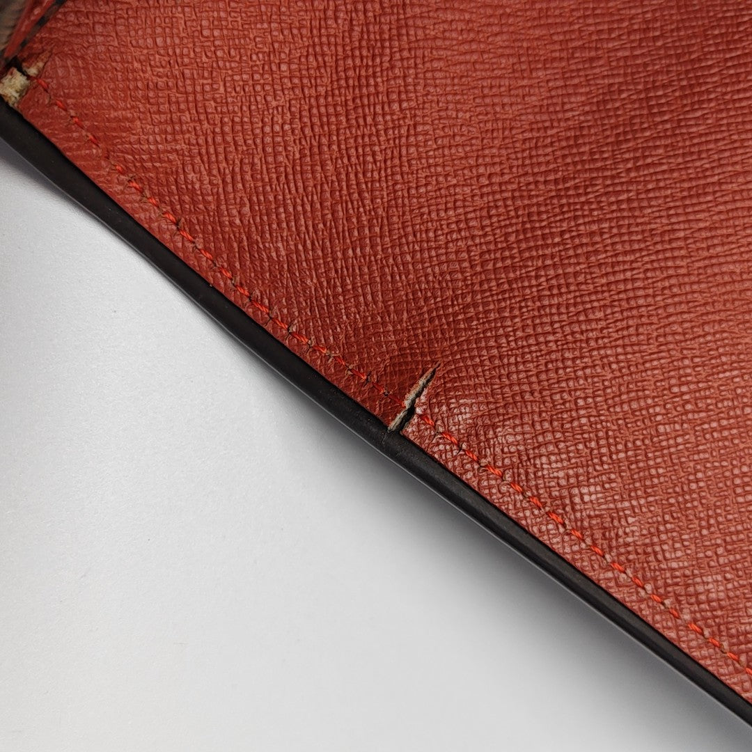 TRIBECA Damier Ebene Coated Canvas Brown