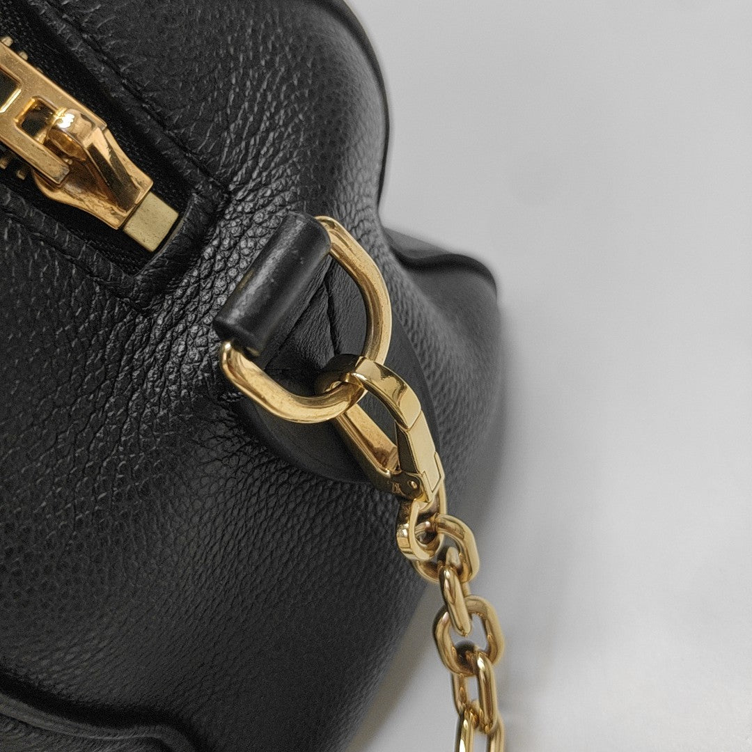 SPEEDY 20 Monogram Calfskin Black