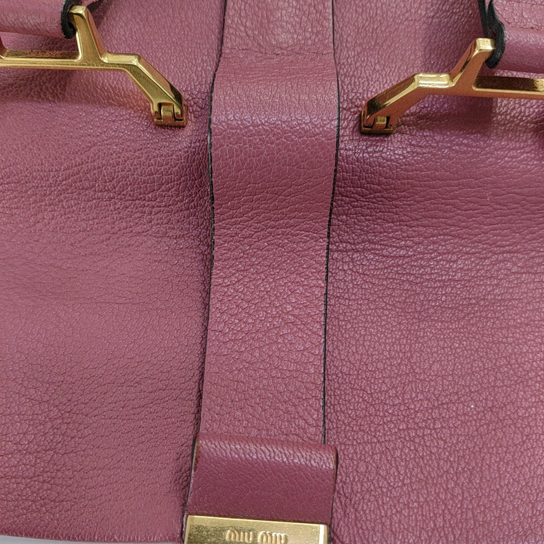 Calfskin Shoulder Bag Red