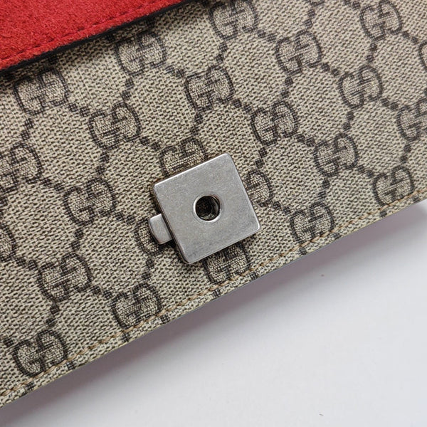 Dionysus Mini Monogram Coated Canvas Beige