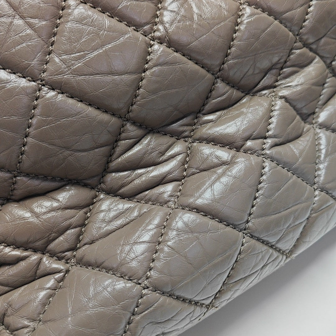 PORTOBELLO Quilted Calfskin Gray
