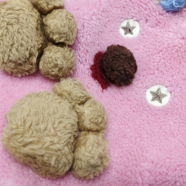 Children’s GG Bucket Sheepskin Pink