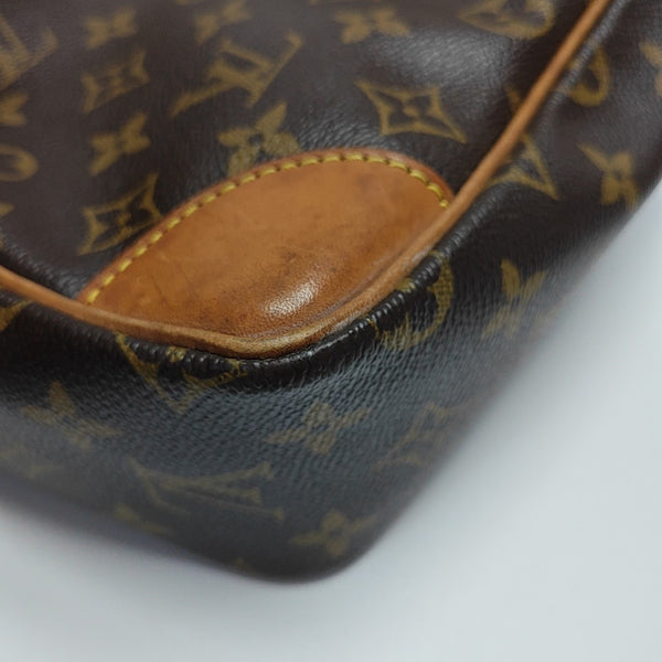 VINTAGE TROCADERO 30 Monogram Coated Canvas Brown