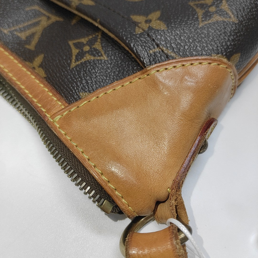 ODEON Monogram Coated Canvas Brown