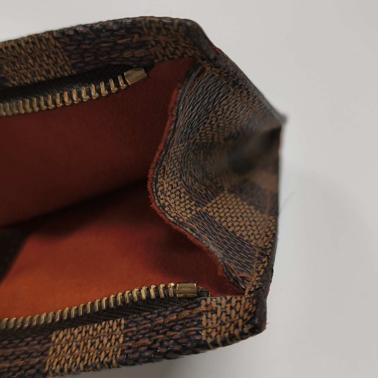 JOSÉPHINE 15 Damier Ebene Coated Canvas Brown