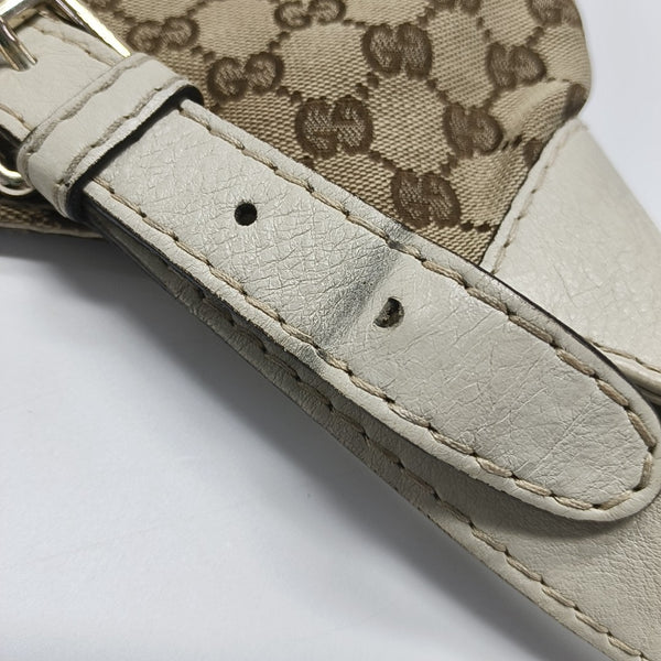 Monogram Canvas Shoulder Bag Beige