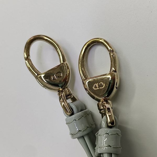 Lady Dior Cannage Patent Leather Blue