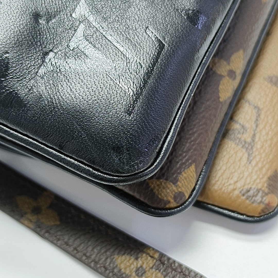 LV3 Monogram Coated Canvas Brown