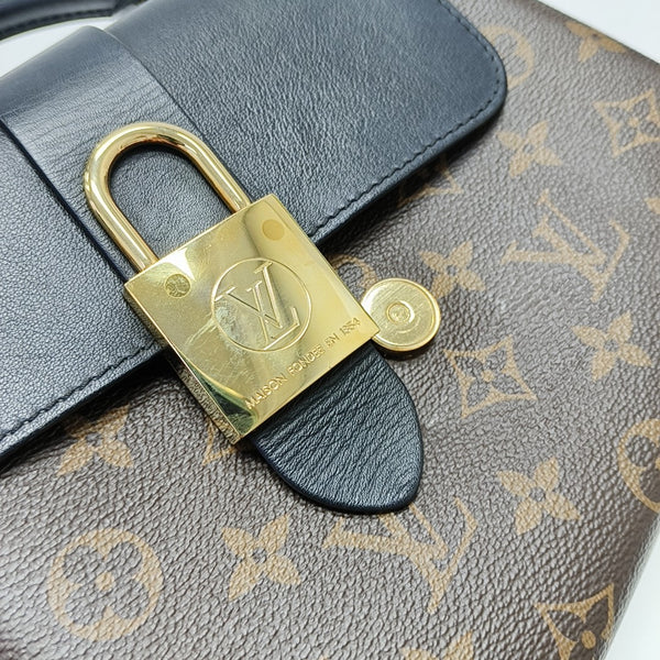 LOCKY BB Monogram Coated Canvas Brown