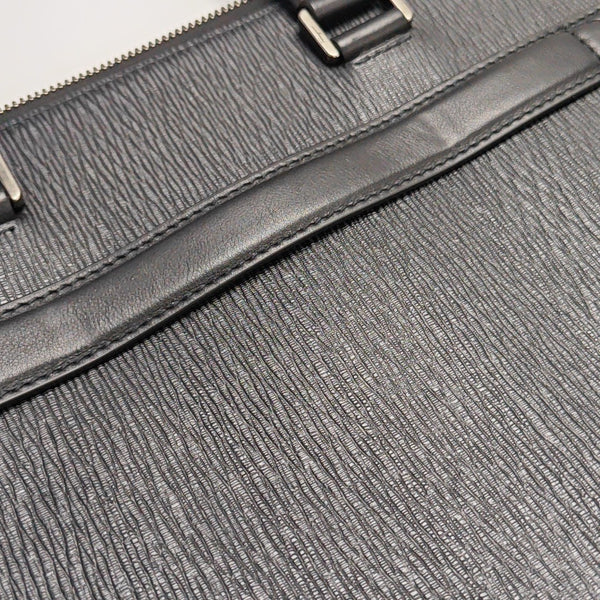 Calfskin Top Handle Bag Black