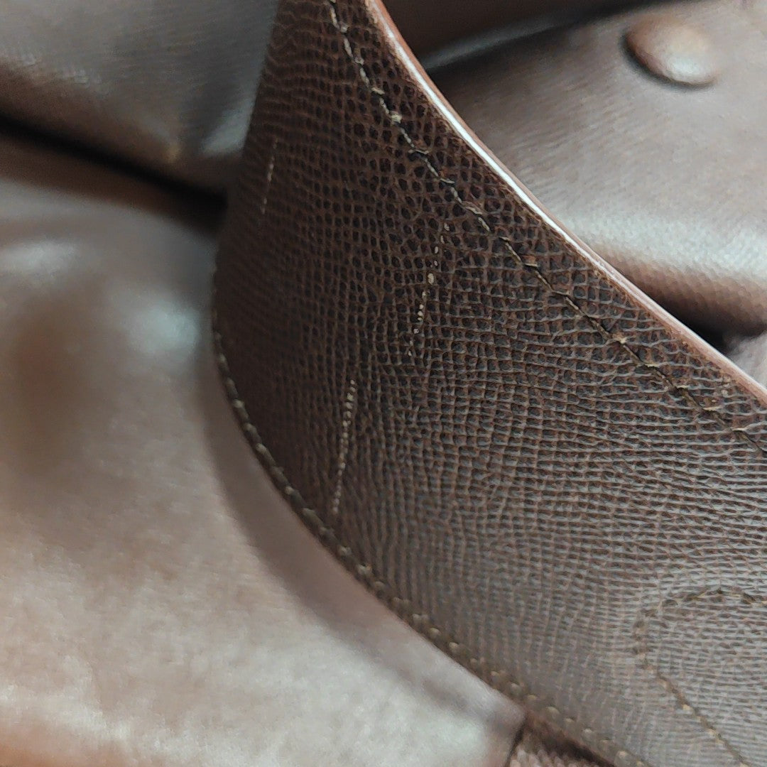 Calfskin Crossbody Bag Brown