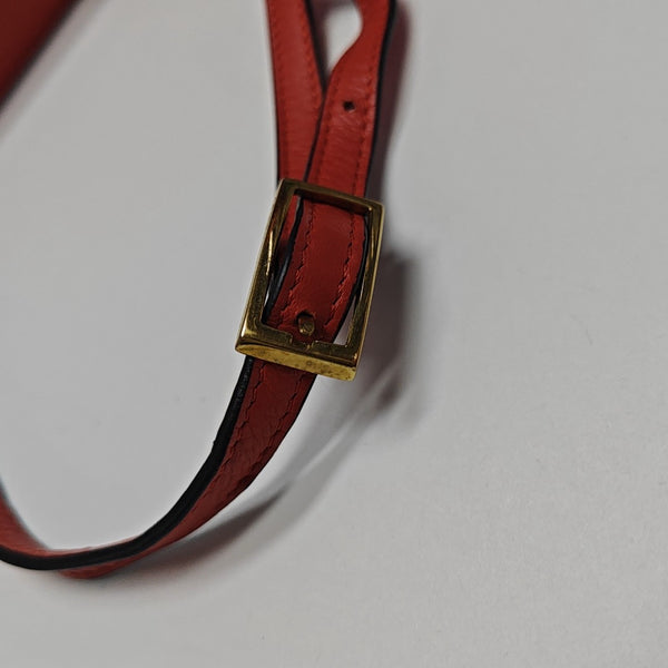 Heel Calfskin Red