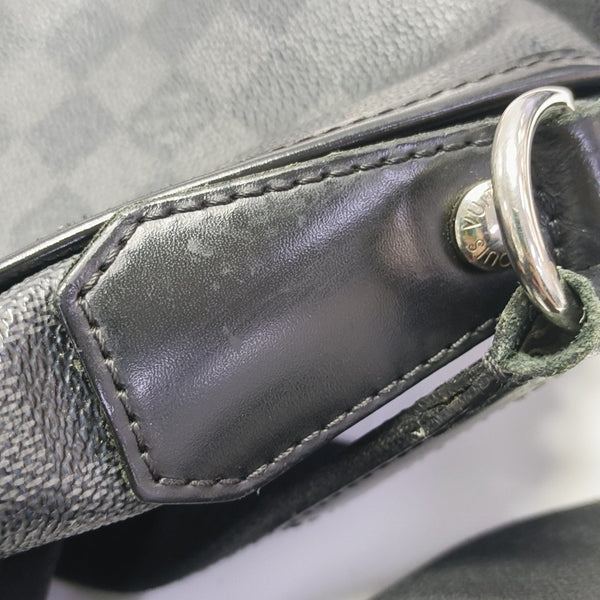 DANIEL Damier Graphite Coated Canvas Gray