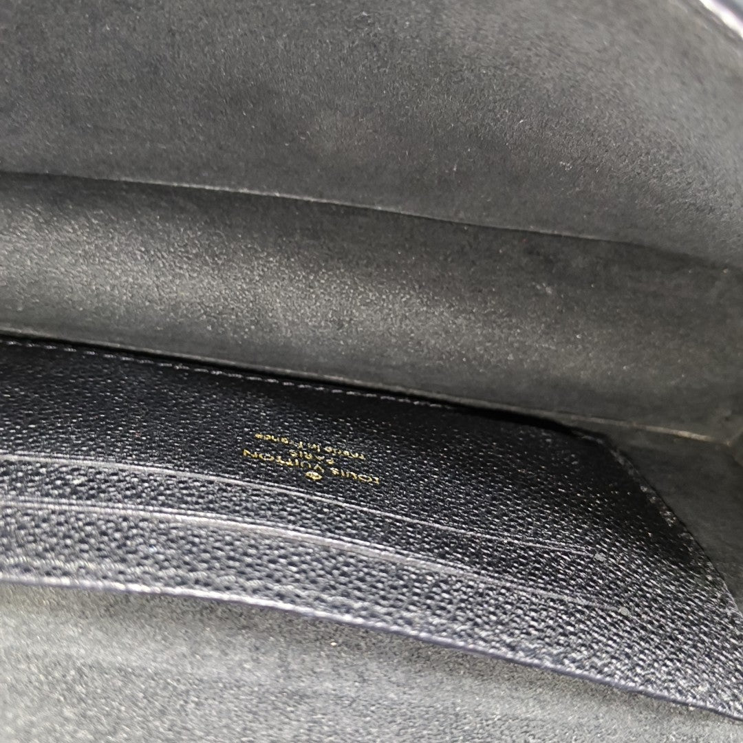 Lily Monogram Calfskin Black