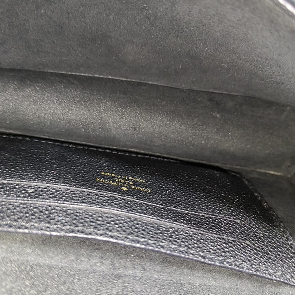 Lily Monogram Calfskin Black