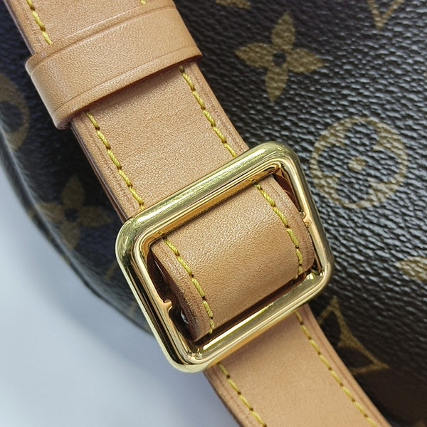 BUMBAG Monogram Coated Canvas Brown