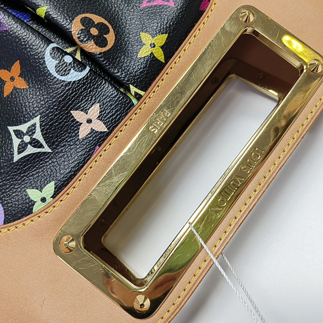 LV × TM JUDY Monogram Coated Canvas Black