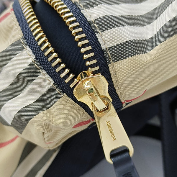The Rucksack Medium Nylon Beige