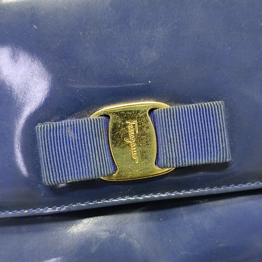 Ginny Calfskin Blue