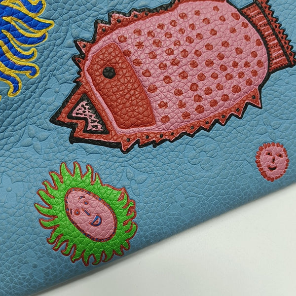 Monogram Calfskin Blue