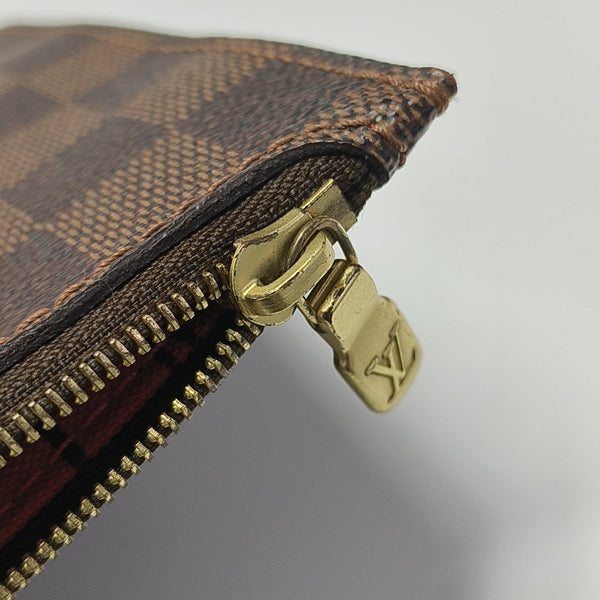 NEVERFULL MM Damier Ebene Coated Canvas Brown