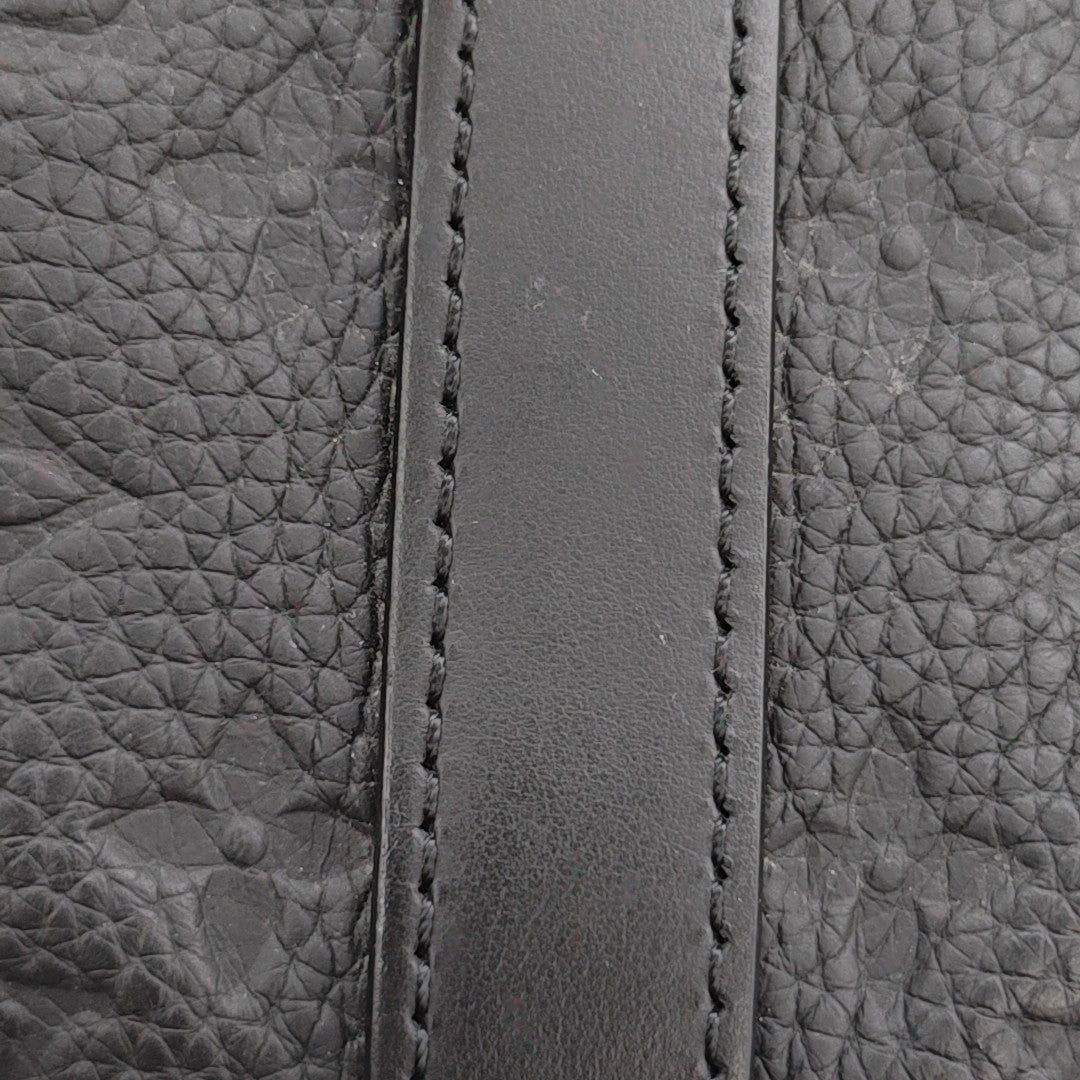 KEEPALL 25 Monogram Calfskin Black