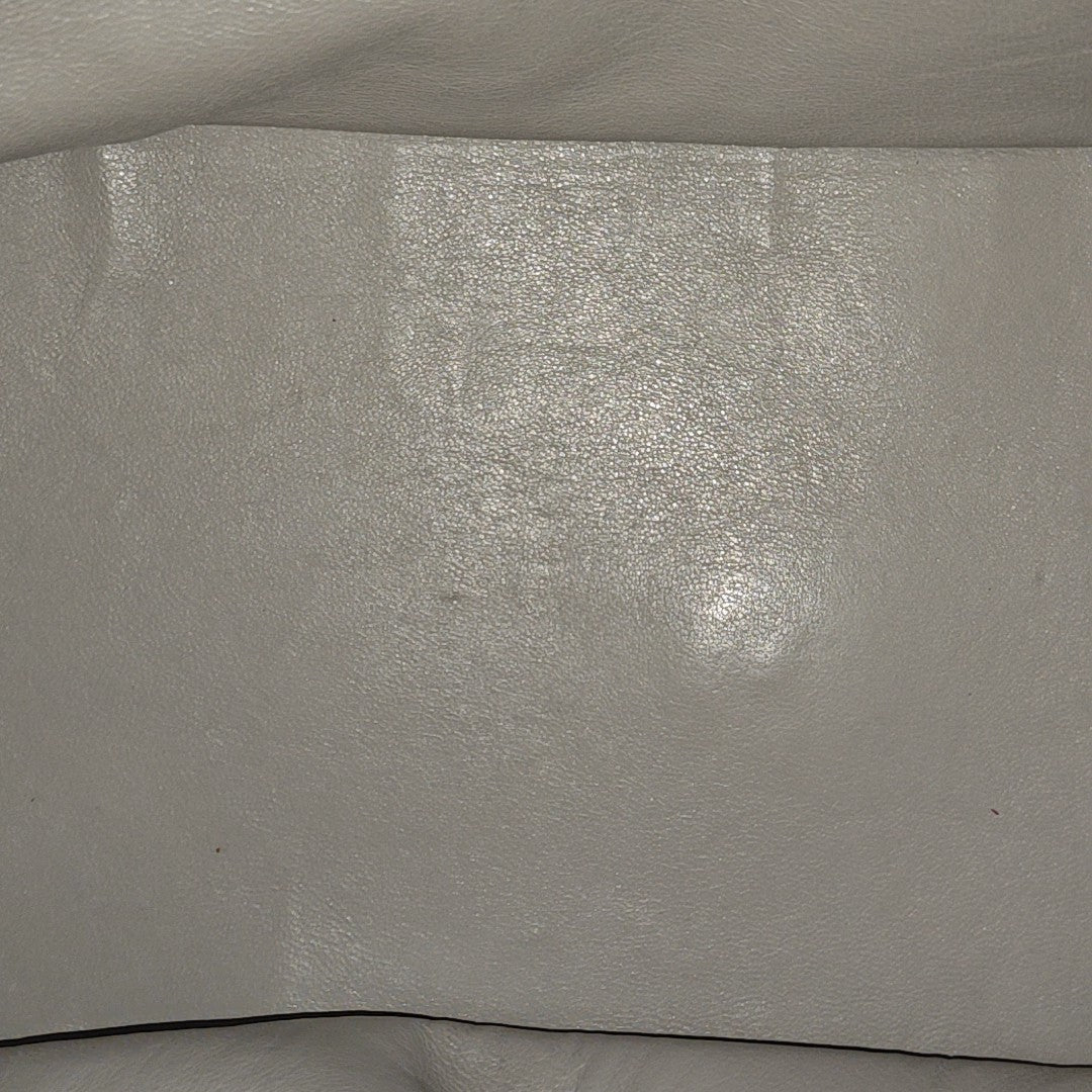 Calfskin Top Handle Bag White