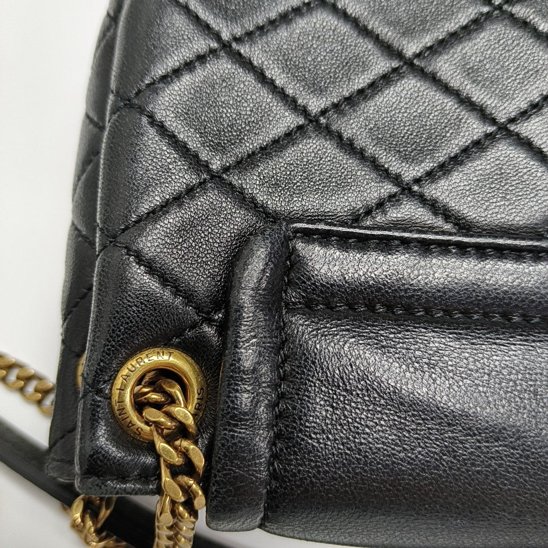 NOLITA Mini Quilted Lambskin Black